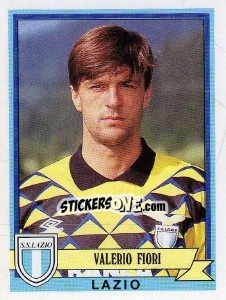 Sticker Valerio Fiori - Calciatori 1992-1993 - Panini