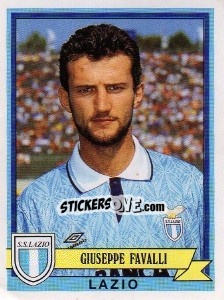 Sticker Giuseppe Favalli - Calciatori 1992-1993 n. 197 - Panini