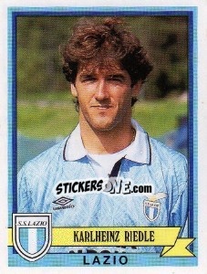 Cromo Karlheinz Riedle - Calciatori 1992-1993 - Panini