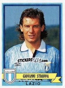 Sticker Giovanni Stroppa - Calciatori 1992-1993 n. 210 - Panini