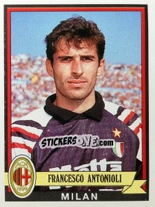 Sticker Francesco Antonioli - Calciatori 1992-1993 n. 211 - Panini