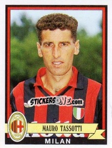 Sticker Mauro Tassotti - Calciatori 1992-1993 n. 212 - Panini