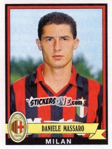 Cromo Daniele Massaro - Calciatori 1992-1993 - Panini