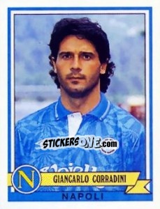 Sticker Giancarlo Corradini - Calciatori 1992-1993 - Panini