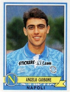 Sticker Angelo Carbone - Calciatori 1992-1993 - Panini