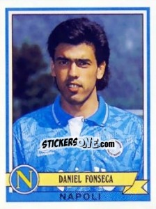 Sticker Daniel Fonseca - Calciatori 1992-1993 - Panini