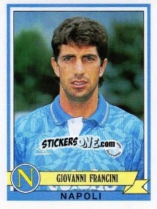 Cromo Giovanni Francini - Calciatori 1992-1993 - Panini