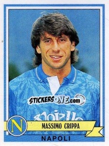 Sticker Massimo Crippa - Calciatori 1992-1993 n. 242 - Panini
