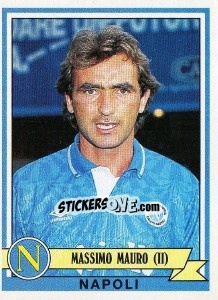 Sticker Massimo Mauro - Calciatori 1992-1993 - Panini