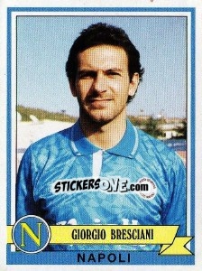 Sticker Giorgio Bresciani - Calciatori 1992-1993 n. 244 - Panini