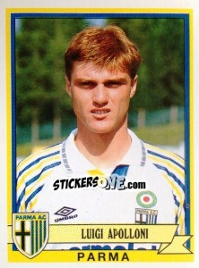 Sticker Luigi Apolloni - Calciatori 1992-1993 n. 250 - Panini