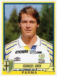 Figurina Georges Grun - Calciatori 1992-1993 - Panini