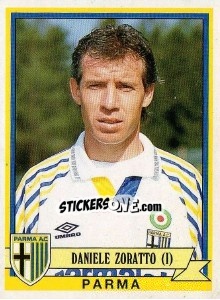 Sticker Daniele Zoratto - Calciatori 1992-1993 - Panini