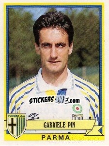 Sticker Gabriele Pin - Calciatori 1992-1993 n. 255 - Panini