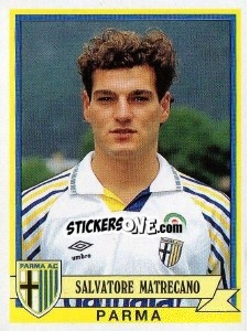 Sticker Salvatore Matrecano - Calciatori 1992-1993 - Panini