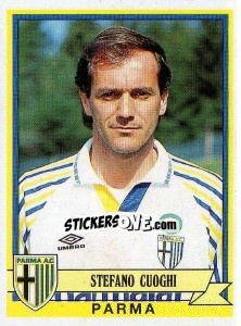 Sticker Stefano Cuoghi - Calciatori 1992-1993 - Panini