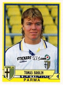Sticker Tomas Brolin - Calciatori 1992-1993 n. 261 - Panini