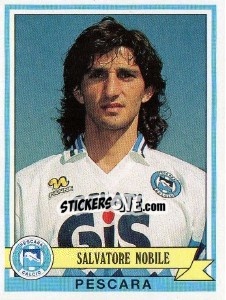 Sticker Salvatore Nobile - Calciatori 1992-1993 n. 265 - Panini