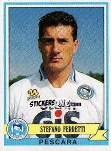 Figurina Stefano Ferretti - Calciatori 1992-1993 - Panini