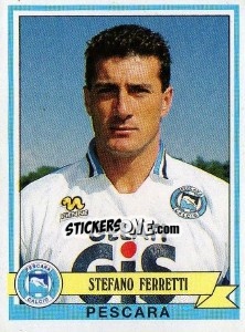 Sticker Stefano Ferretti - Calciatori 1992-1993 n. 269 - Panini