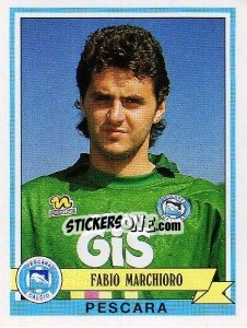 Sticker Fabio Marchioro - Calciatori 1992-1993 n. 274 - Panini