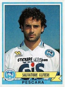 Sticker Salvatore Alfieri - Calciatori 1992-1993 n. 275 - Panini