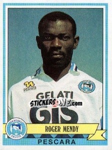 Sticker Roger Mendy - Calciatori 1992-1993 - Panini