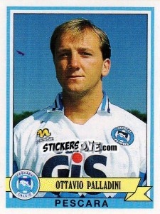 Sticker Ottavio Palladini - Calciatori 1992-1993 n. 277 - Panini