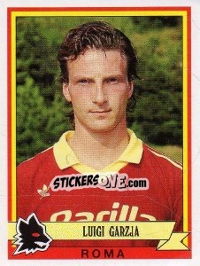 Sticker Luigi Garzja - Calciatori 1992-1993 - Panini