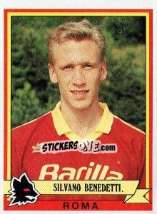 Sticker Silvano Benedetti - Calciatori 1992-1993 n. 284 - Panini