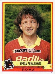 Figurina Sinisa Mihajlovic - Calciatori 1992-1993 - Panini