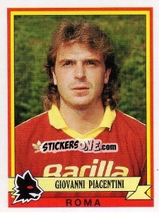 Sticker Giovanni Piacentini - Calciatori 1992-1993 - Panini