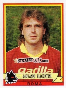 Sticker Giovanni Piacentini - Calciatori 1992-1993 n. 292 - Panini