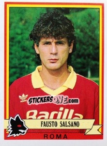 Sticker Fausto Salsano - Calciatori 1992-1993 n. 293 - Panini