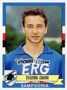 Sticker Eugenio Corini - Calciatori 1992-1993 n. 302 - Panini