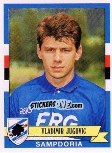 Cromo Vladimir Jugovic - Calciatori 1992-1993 n. 304 - Panini