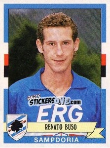 Sticker Renato Buso - Calciatori 1992-1993 n. 305 - Panini