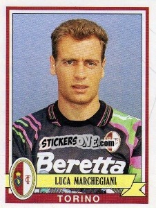 Figurina Luca Marchegiani - Calciatori 1992-1993 - Panini