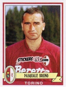 Sticker Pasquale Bruno - Calciatori 1992-1993 n. 314 - Panini