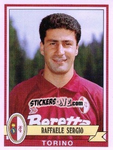 Sticker Raffaele Sergio - Calciatori 1992-1993 - Panini