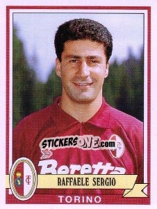 Figurina Raffaele Sergio - Calciatori 1992-1993 - Panini