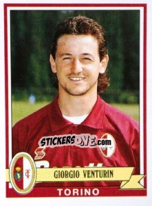 Figurina Giorgio Venturin - Calciatori 1992-1993 - Panini