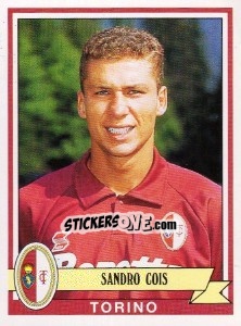 Sticker Sandro Cois - Calciatori 1992-1993 n. 328 - Panini