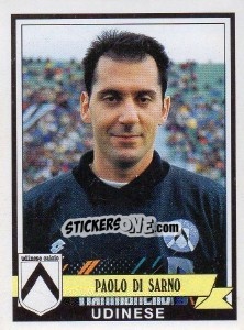 Sticker Paolo Di Sarno - Calciatori 1992-1993 n. 330 - Panini
