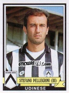 Sticker Stefano Pellegrini - Calciatori 1992-1993 n. 331 - Panini