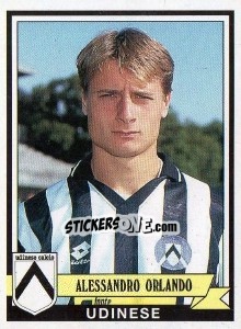 Sticker Alessandro Orlando - Calciatori 1992-1993 - Panini