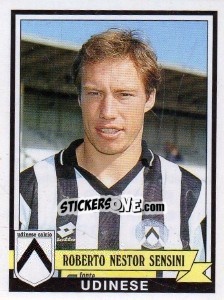Sticker Roberto Nestor Sensini - Calciatori 1992-1993 n. 334 - Panini