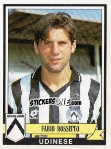 Sticker Fabio Rossitto - Calciatori 1992-1993 n. 338 - Panini