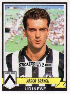 Sticker Marco Branca - Calciatori 1992-1993 - Panini