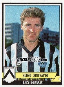 Cromo Renzo Contratto - Calciatori 1992-1993 n. 343 - Panini
